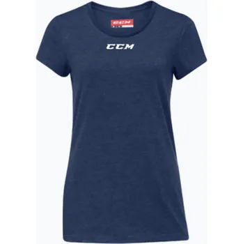 Dámské tričko Dámské tričko CCM Crew Neck SR T-shirt navy