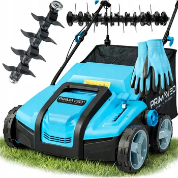 Vertikutátor Primaveo Zahradní vertikutátor, elektrický Aerator 4v1, šířka záběru 38 cm, 2 válce