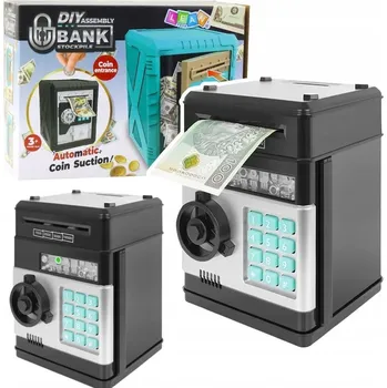 Pokladnička Sejf Pokladnička DIY K Sestavení Elektronická Pokladnička PIN Zvuky