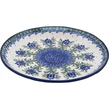Talíř Dezertní talíř Bolesławiec Ceramika Artystyczna Unikát U0392 Pałka 20 cm