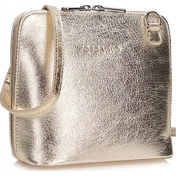 Kabelka Toscanio kabelka přes rameno přírodní kůže lícová zlatá