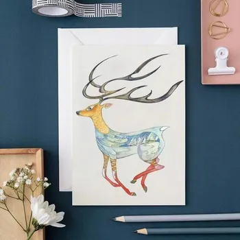 Obraz Přání A137 B6 + obálka Běžící sob