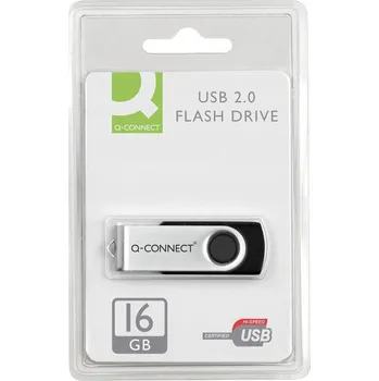 USB flash disk Pendrive Q-connect KF41513 16 GB USB 2.0 stříbrný