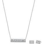 Michael Kors dámský stříbrný náhrdelník MKC1688SET