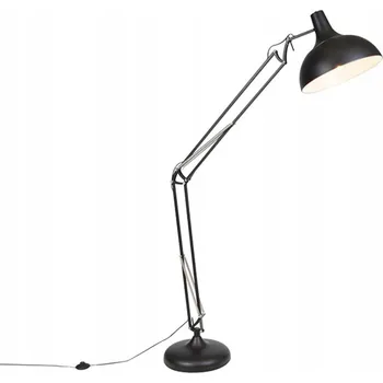 Stojací lampa Stojací lampa QAZQA Hobby Fl E27 60 W černá