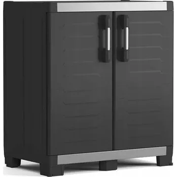 Dílenský regál Plastový skladový regál Keter 99 x 89 x 54 cm max 45 kg na polici