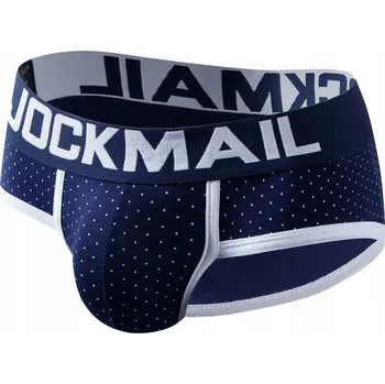 Slipy Pánské bavlněné slipy JOCKMAIL s puntíky - L