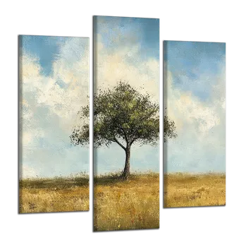 Obraz Obraz na plátně Osamělý strom , třídílný 4451CY