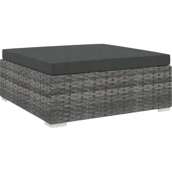 Taburet VidaXL Čalouněný Taburet šedý