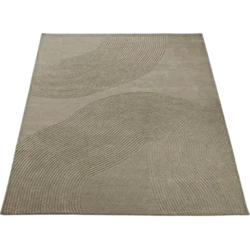 Koberec Bolia Tmavě béžový vlněný koberec Zen 200 x 300 cm