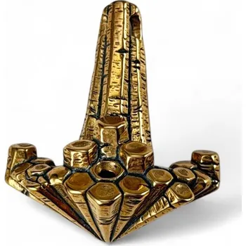 Přívěsek Drakkaria DIMMUBORGIR - THOROVO KLADIVO - čedičové sloupce, bronz
