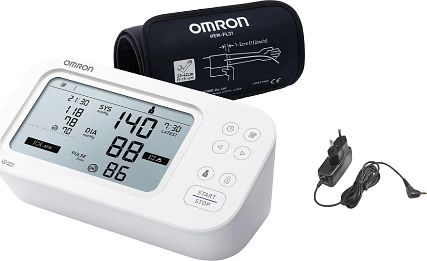 OMRON M6 Comfort AFib 2024 tonometr + adaptér