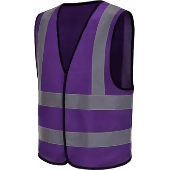 Reflexní vesta Premium Fialová 3XL 70x71 cm