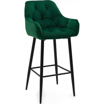 Barová židle BAROVÁ ŽIDLE VELUROVÝ ČALOUNĚNÝ DO OBÝVACÍHO POKOJE BAROVÝ MODERNÍ SIENA