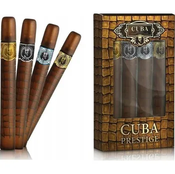 Pánský parfém Cuba Original Cuba Prestige sada Classic toaletní voda 35ml EDT + Black toaletní voda 35ml EDT + Platinum toaletní voda 35ml EDT + Legacy toaletní voda 35ml EDT