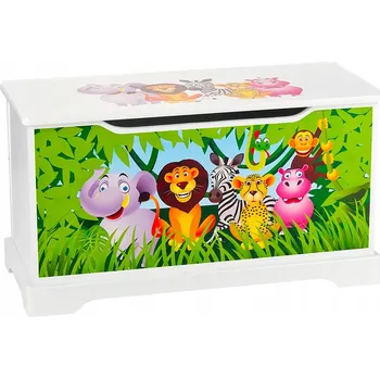 úložný prostor na hračky Truhla na hračky Leomark 59 x 32 cm bílá