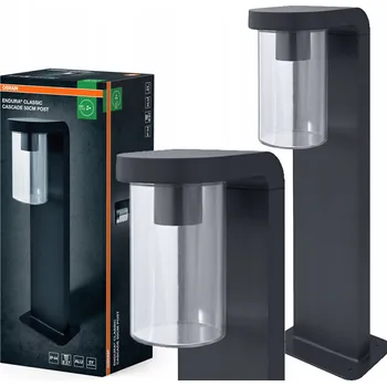 Venkovní osvětlení Zahradní Lampa Sloupek Venkovní Stojací E27 Šedá IP44 Endura Osram