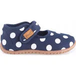 EMEL Domácí obuv 103-3 26 Domácí bačkory granátové s puntíky