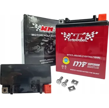 Motobaterie Gelový akumulátor 12V Wilmat 6Ah 85A WTX7L-BS pravý +