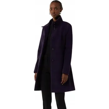 Dámský kabát Comma dámský kabát fialový klasický střih velikost 42