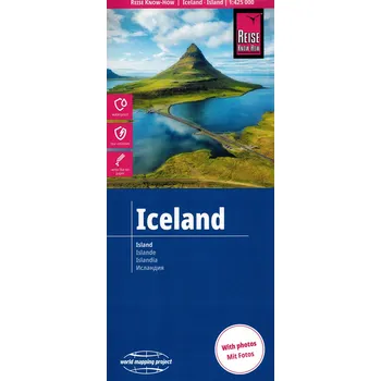 Mapa samochodowa Islandia 1:425 000 Kolektiv autorů