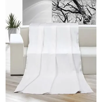 Prostěradlo Deka Brotex polyester 150 cm x 200 cm bílá