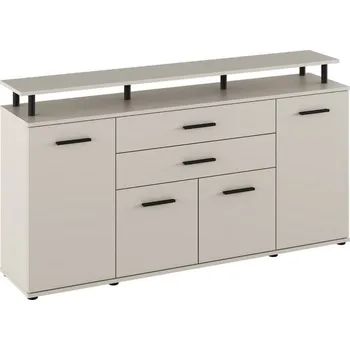 Komoda Komoda Kondela 156 x 35 x 83,6 cm, krémová matná