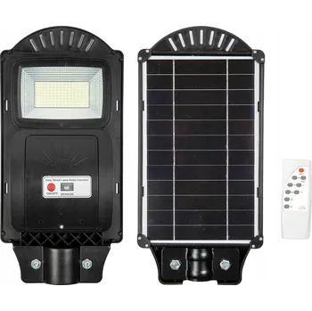 Venkovní osvětlení Solární pouliční lampa CERLO 70 W 2000 lm, napájení na baterie