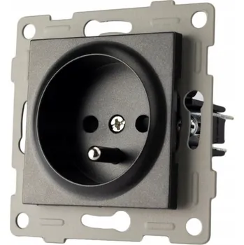 Elektrická zásuvka Elektrická Zásuvka zásuvka Berge Black