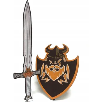 Dětská zbraň Alltoys Pěnový meč a štít Viking