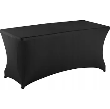Napínací potah Obdélníkový ubrus černý Technica 152x71 cm polyester