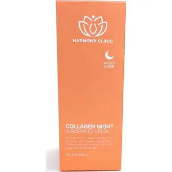 Pleťový krém H-Clinic - Collagen Wrapping Mask - Denní/Noční sloupávací hloubkově regenerační maska s kolagenem, niacinamidem a bylinkami - 75ml