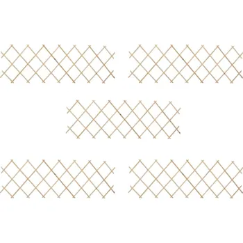 Plot Trelážové ploty 5 ks jedlové dřevo 180 x 60 cm - 8719883979274