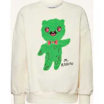 Dámská mikina Mini Rodini Dětská Mikina Alien, krémová / zelená, 104