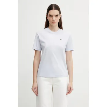 Pánské oblečení Lacoste T-Shirt TF7215 Světle modrá Loose Fit 38