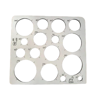 Dribex truhlářská šablona KM pro kulaté otvory