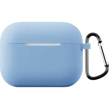 Příslušenství pro sluchátka Carabi silikonový obal na Apple AirPods Pro 3 - světlemodrý