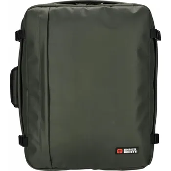 Městský batoh Praktický cestovní batoh 50 x 35 x 20 cm Enrico Benetti Innsbruck 46226-029 zelený, ENRICO BENETTI