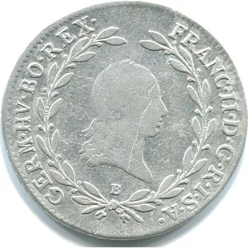 František II. 20 Kreuzer 1793/B. Kremnica. Ag.