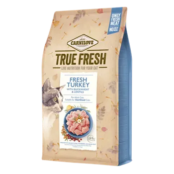 Carnilove True Fresh Cat Turkey Varianta granulí: 340g