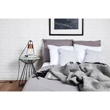 Prostěradlo Prostěradlo s gumou bavlna 180x200 Světle Šedá