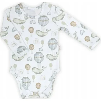 Kojenecký body Body pro chlapce kojenecké s dlouhým rukávem Miki Nicol 68