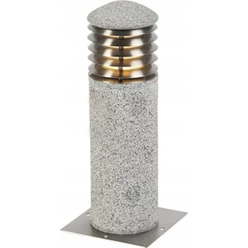 IP kamera Osvětlovací sloupek kulatý QAZQA E27 40 cm šedý