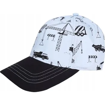 Kšiltovka KŠILTOVKA chlapecká baseballová modrá BAGRY YO! 50/54 Ł030i