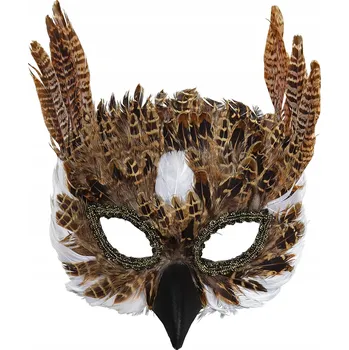Karnevalová maska Maska na obličej Widmann zvířata hnědá