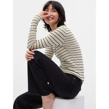 Dámské tričko GAP Tričko s dlouhým rukávem - Dámské GAP krémová 2501716