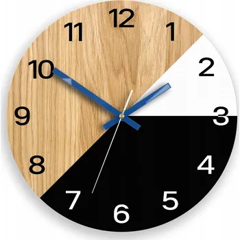 Hodiny Nástěnné hodiny Volan hnědé 33cm