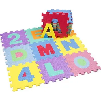 Hrací deka Pěnová hrací podložka, 189 x 189 cm, sada 86 ks - A KIDUKU