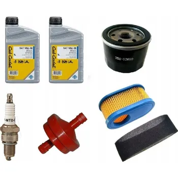 Olejový filtr, olej, svíčka pro motor MTD THORX