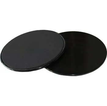 Sport Merc sport Klouzavé disky na cvičení – fitness pomůcka pro celé tělo, černé (2 ks) Cena za odběr více kusů: 11 a více kusů